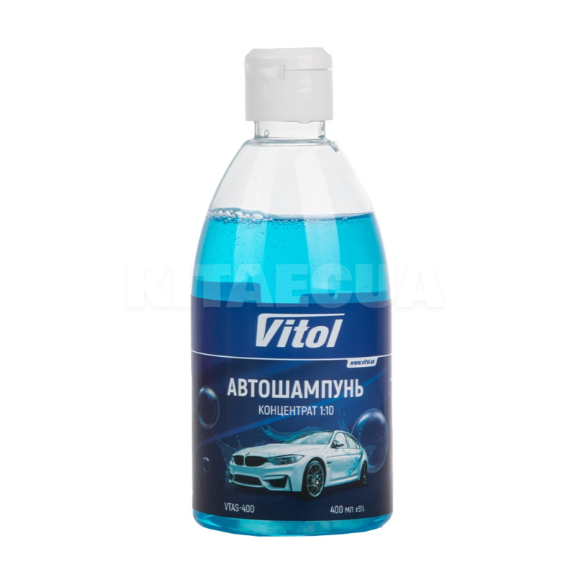 Автошампунь концентрат 1:10 400мл VITOL (VTAS-400)
