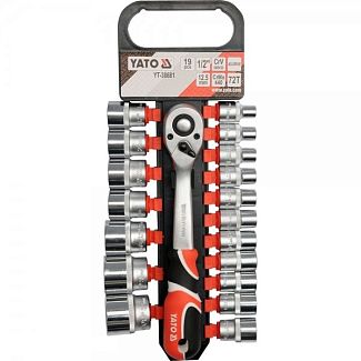 Набор головок торцевых 1/2" 19 предметов YATO