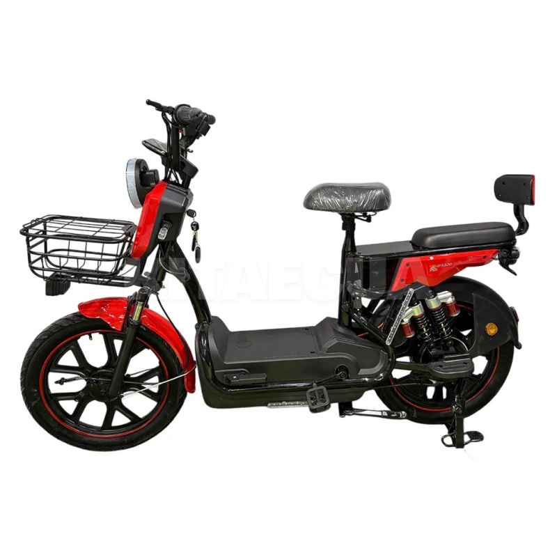Велоскутер аккумуляторный GLORY 60 км 800 Вт красный + аккумулятор 60В 12Ач FORTE (153515)