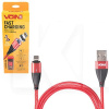 Кабель USB Lightning 3А VL-6101L 1м червоний VOIN (VL-6101L RD)