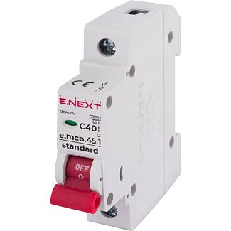 Автоматический выключатель 1Ф 40А E.NEXT
