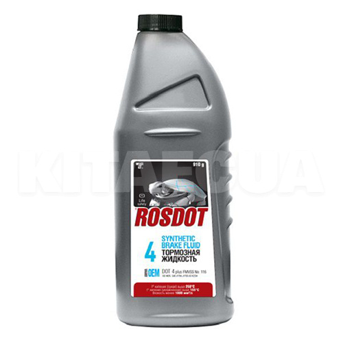 Тормозная жидкость 1л DOT4 ROSDOT (DOT-4)