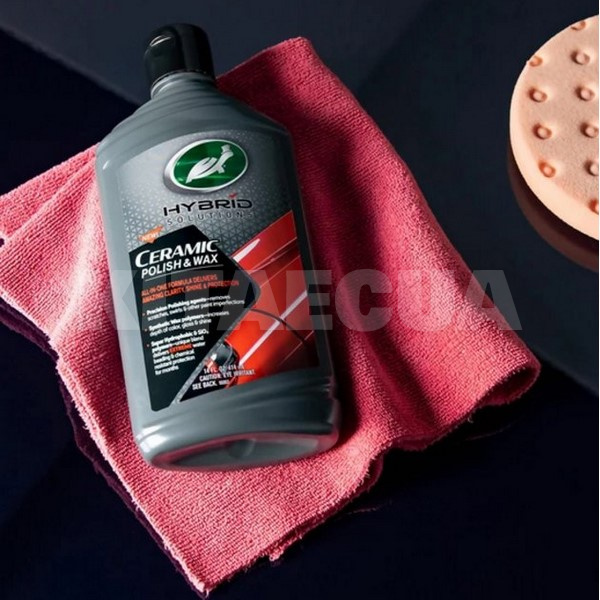 Поліроль для кузова 500мл керамічний восковий Polish&Wax Turtle Wax (53352) - 2