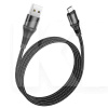 Кабель USB - microUSB 2.4A X50 1м черный HOCO (6931474734211)