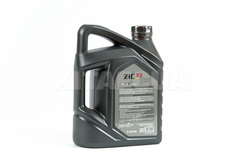 Масло моторное синтетическое 4л 5W-30 X7 LS ZIC (162619-ZIC) - 3