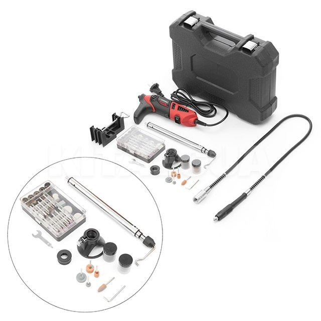 Комплект шлифмашина прямая и набор материалов Intertool (WT-0516-intertool) - 5