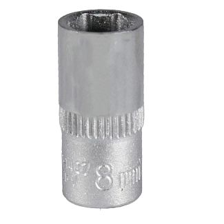 Головка торцевая 6-гранная 8 мм 1/4" 25 мм YATO