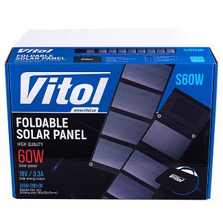 Портативная солнечная панель 60Вт VITOL