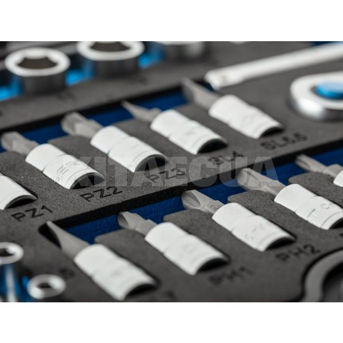 Набор инструментов 1/4" 34 предмета HOGERT (HT1R464) - 3