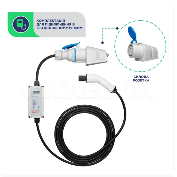 Зарядка Tesla 3 7.4 кВт 32А 1-фаза Type Tesla UACHARGER (СHS-PR120741-21)