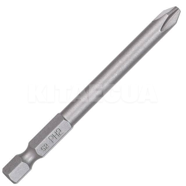 Комплект подовжених біт PH2 1/4" 75мм S2 10шт. Intertool (VT-0071) - 2