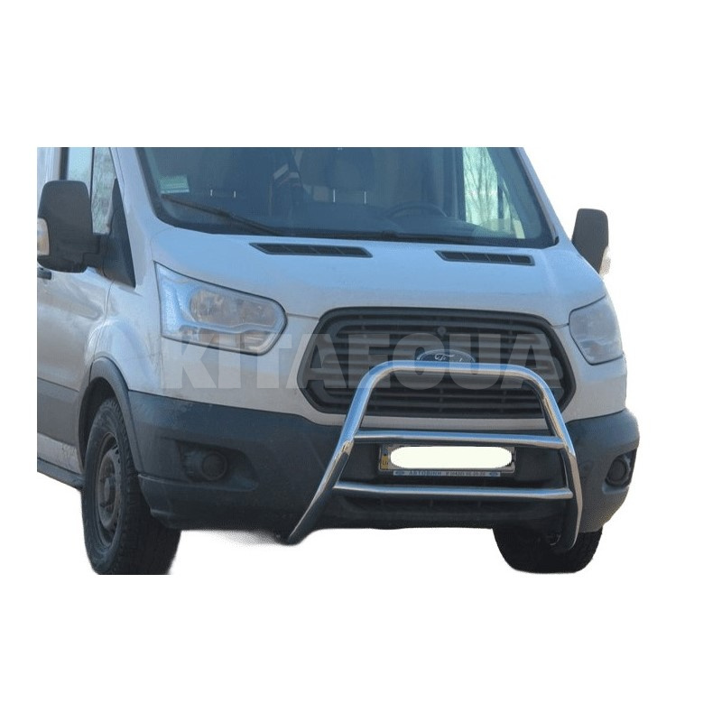 Кенгурятник WT022 Ford Transit 2014-н.в. нержавеющая сталь CAN (dd22442) - 4