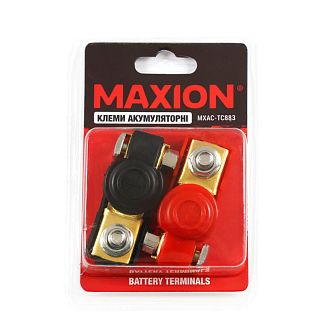 Клеммы аккумуляторные пара облегченные с болтовым зажимом MAXION