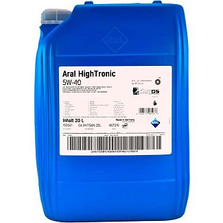 Масло моторное синтетическое 20л 5W-40 HighTronic Aral