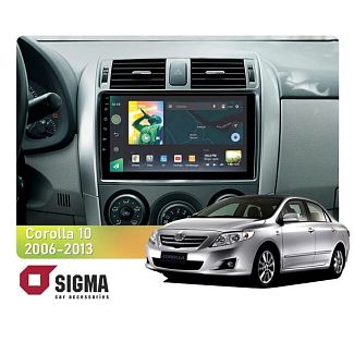Штатная магнитола X9232 2+32 Gb 9" Toyota Corolla 10 E150 2006-2013 (B) SIGMA4car