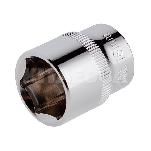 Головка торцева 6-гранна 18 мм 3/8" CR-V Intertool (ET-0418)