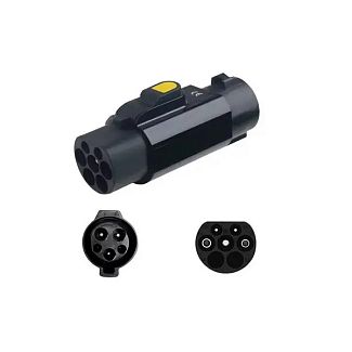 Переходник 7.4 кВт 32А 1-фаза Type 1 (станция) - GB/T AC (китайское авто) UACHARGER