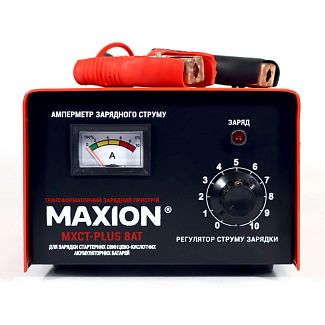 зарядний пристрій для акумулятора 12В 80Ач 8A трансформаторне MAXION