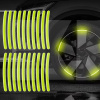 Смуга світловідбивна на маточину колеса зелена (20шт.) (20Pcs-Reflective-Strips-Green)
