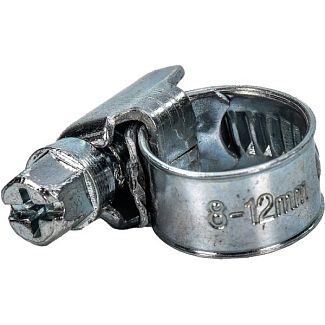 Хомут черв'ячний оцинкований W1 8-12мм 9мм CARLIFE