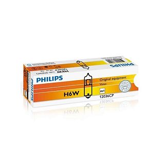 Галогенна лампа H6W 6W 12V PHILIPS