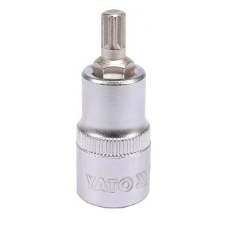 Головка торцевая с насадкой SPLINE 8 мм 1/2" 55 мм YATO