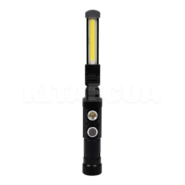 Фонарь аккумуляторный COB-LED 3 Вт 300-100 Лм USB зарядка VOREL (82734) - 4