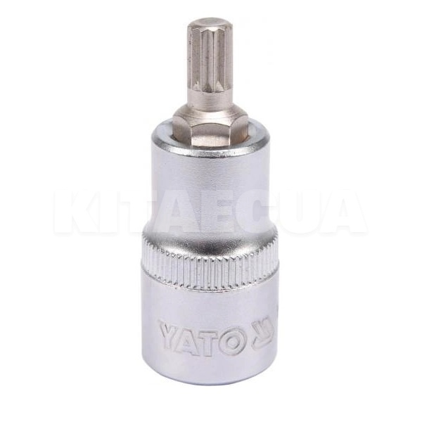 Головка торцевая с насадкой SPLINE 8 мм 1/2" 55 мм YATO (YT-04342)