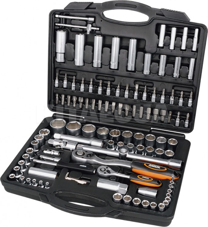 Набор инструмента 1/4'' & 1/2'' 110 предметов CRV MIOL (58-100)
