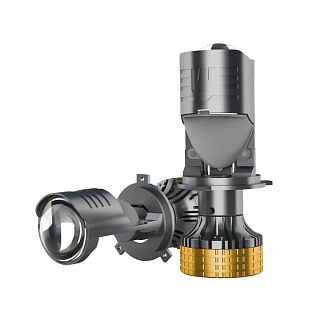 LED лампа с линзой для авто ML110 Pro H4 110W 6000K STELLAR