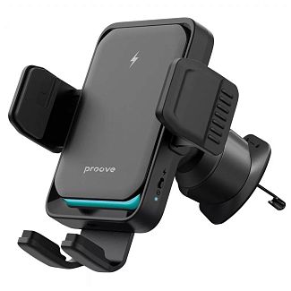 Держатель телефона автомобильный с беспроводным ЗУ Sonic Pro 15W PROOVE