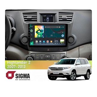 Штатная магнитола X10232 2+32 Gb 10" Toyota Highlander 2 XU40 2007-2013 (F1) SIGMA4car