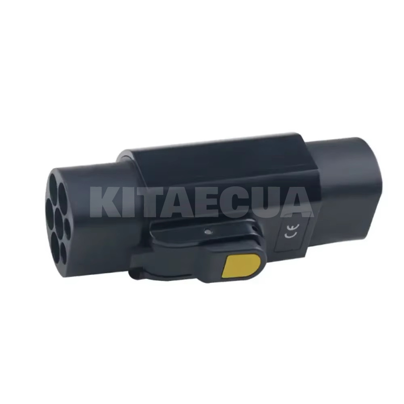 Переходник 7.4 кВт 32А 1-фаза Type 2 (станция) - GB/T AC (европейское авто) с замком (2319) - 2