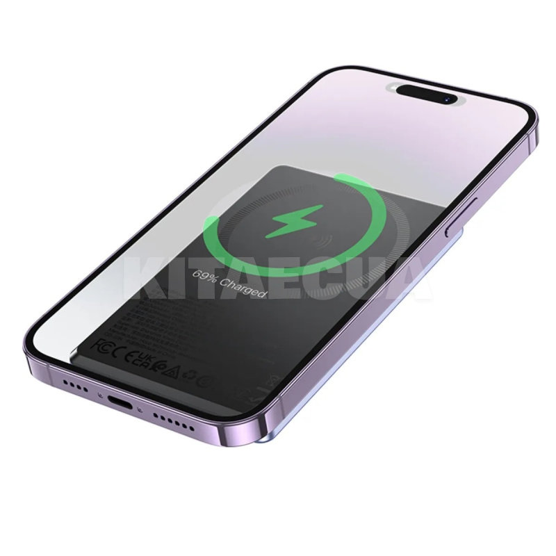 Повербанк Leader 5000mAh 20W сірий BOROFONE (6941991110313) - 3