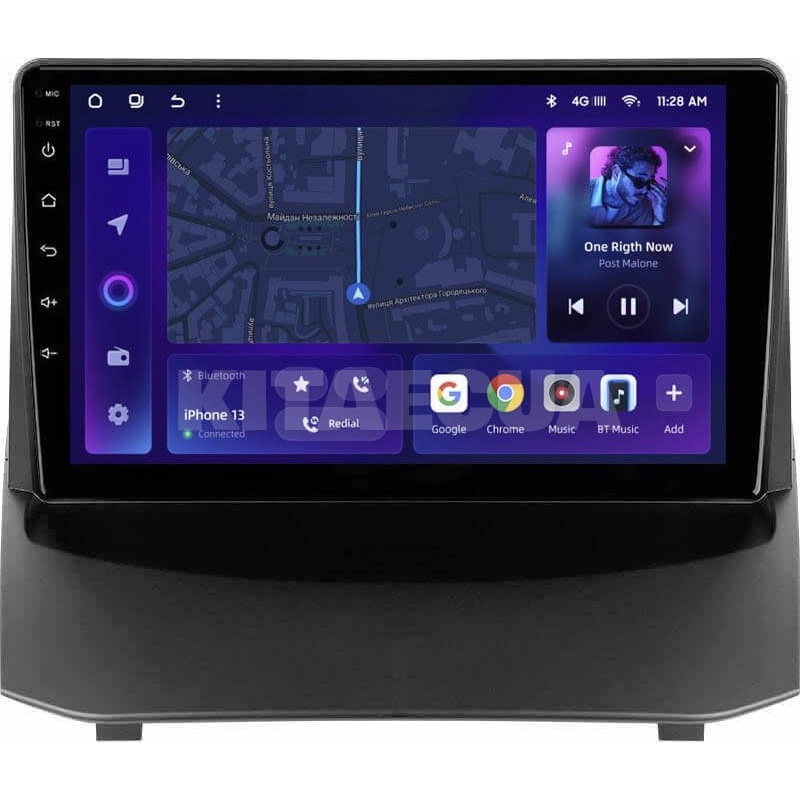 Штатна магнітола MOSS M2 4+32 Gb 9" Ford Fiesta Mk 6 2009-2018 (F1 B) AMS (49045)