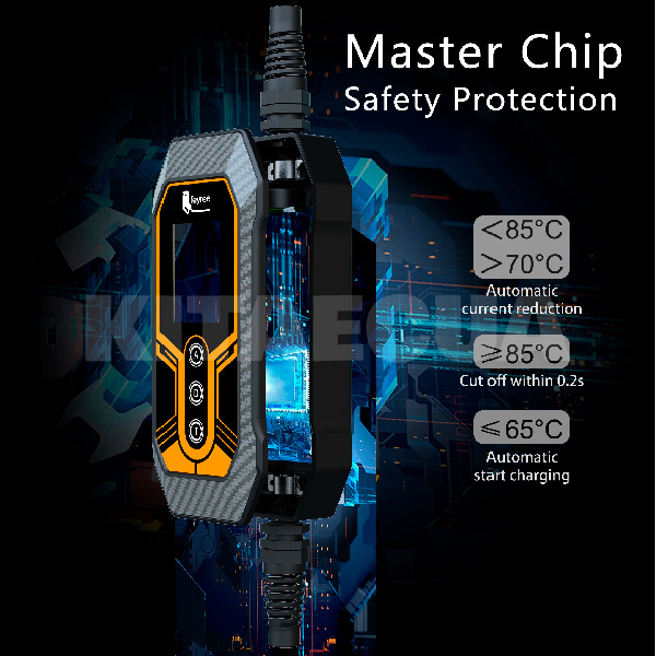 Зарядка для електромобіля Type 2 7.4 Квт 32А 1-фаза Lion King FEYREE (FY7-32-1PH-TP2-K7-C5) - 3