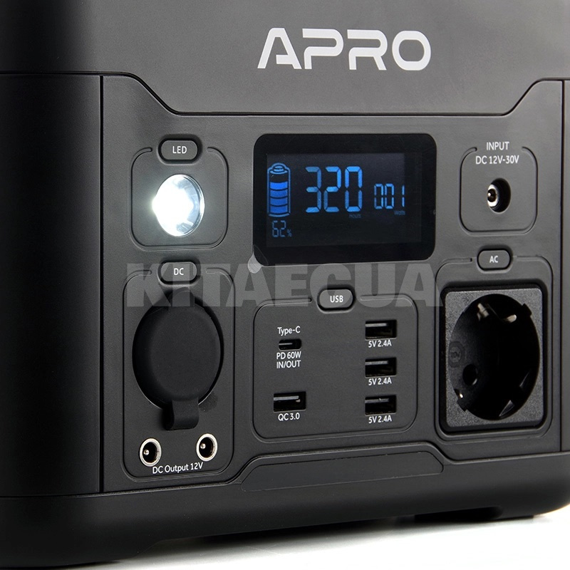 Портативная зарядная станция 515 Втч PS-500 APRO (852054) - 7