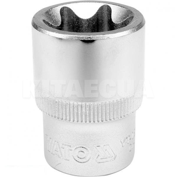 Головка торцевая Е-профиль E22 1/2" 38 мм YATO (YT-05227)