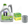 Масло синтетическое 4л 5W-30 ESP + фильтр Mann-Filter на Volkswagen Jetta 1.4 TSI MOBIL (154285-W712-95)