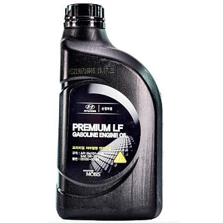 Масло моторное синтетическое 1л 5W-20 Gasoline Engine Oil Premium LF MOBIS