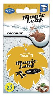 Ароматизатор cухой листик "кокос" Magic Leaf Cocounut TASOTTI