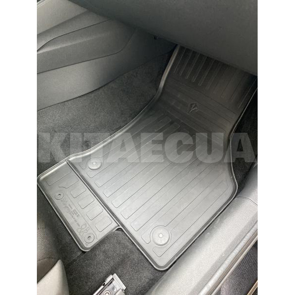 Резиновые коврики передние Skoda Octavia IV (A8) (2020-н.в.) AV2 клипсы Stingray (1020252)