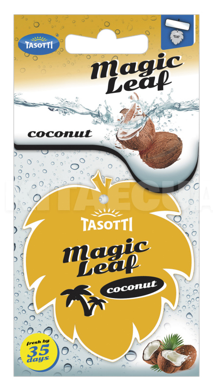 Ароматизатор cухой листик "кокос" Magic Leaf Cocounut TASOTTI (113283)