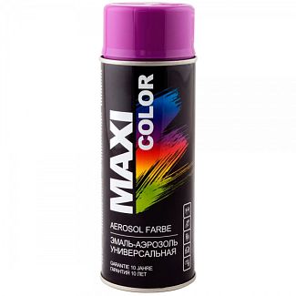 Краска-эмаль ярко-фиолетовая 400мл универсальная декоративная MAXI COLOR