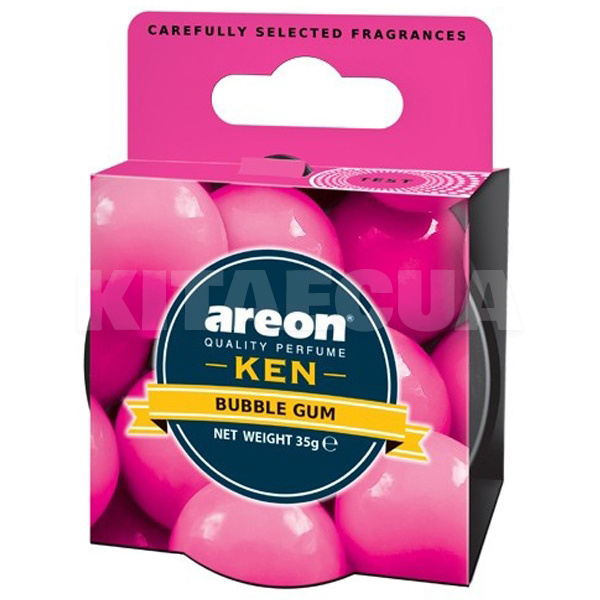 Ароматизатор "жвачка" KEN Bubble Gum AREON (AK07)
