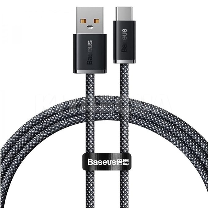 Кабель USB Type-C 100W 1м сірий BASEUS (CALD000616)