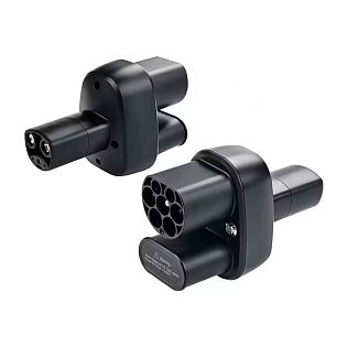 Переходник 250 кВт 400А CCS2 (станция) - Type Tesla (американское авто) KOLANKY