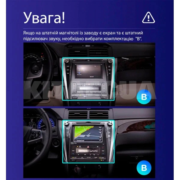 Штатна магнітола CC3 4+32 Gb 10" Toyota Camry 7 XV 50 2014-2017 (B) Teyes (47113) - 2