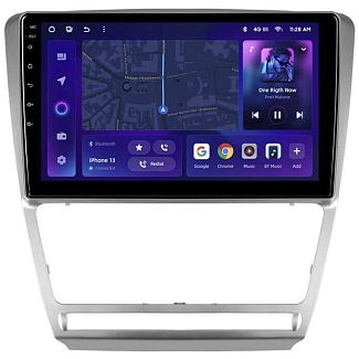 Штатна магнітола MOSS M2 4+32 Gb 10" Skoda Octavia 2 A5 2008-2013 Silver AMS