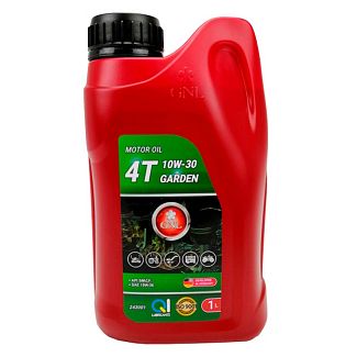 Масло моторное полусинтетическое 1л 10W-30 Garden 4-х тактное GNL